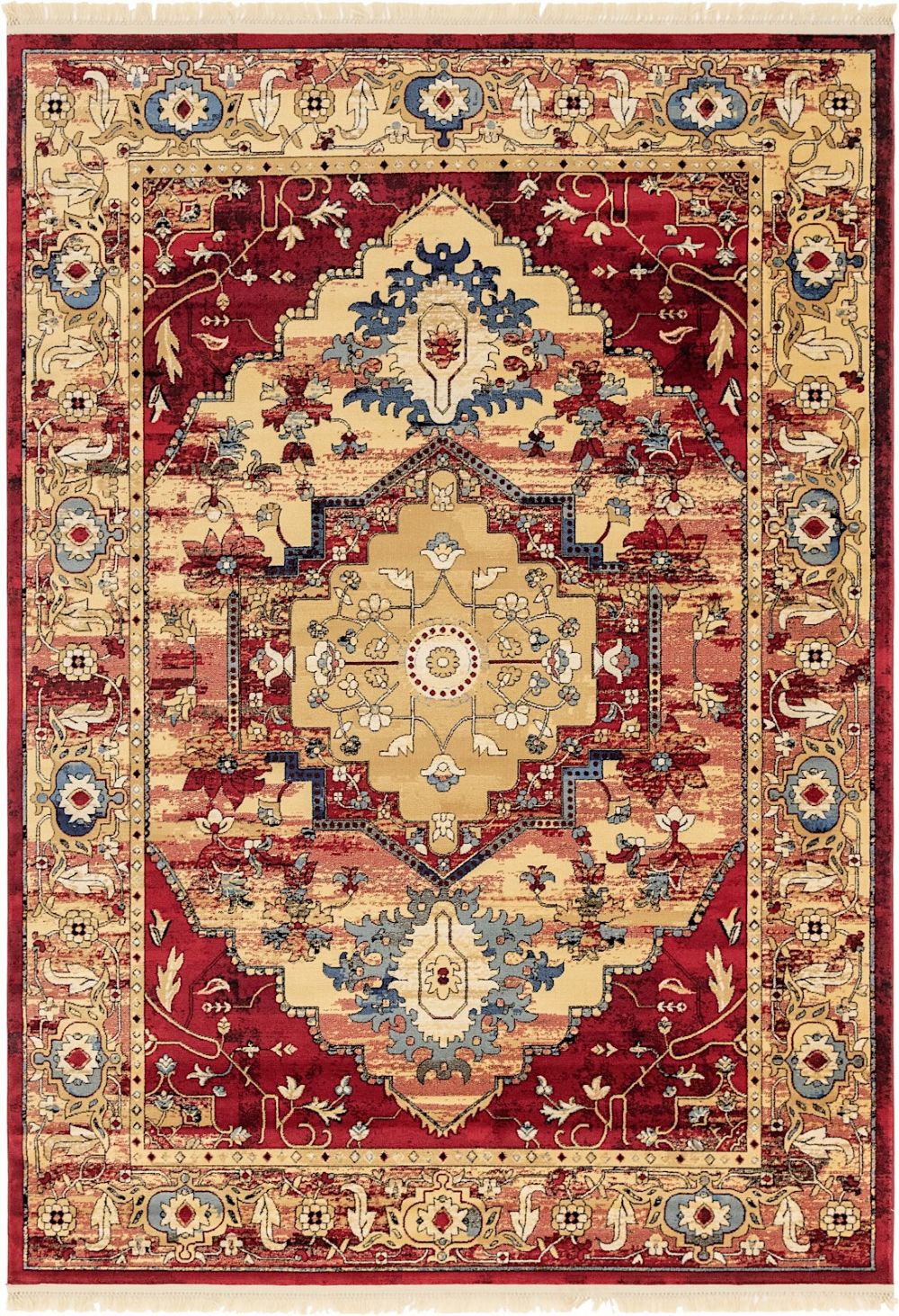 unique loom district traditional area rug collection
