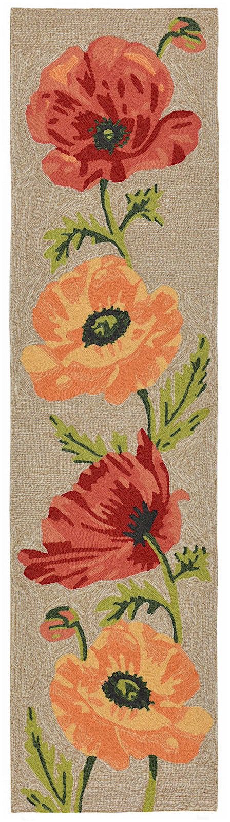 trans ocean ravella country & floral area rug collection