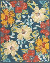 RPOS Country & Floral Outdoor Union Square Area Rug Collection