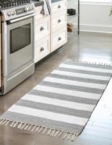 RugPal Solid/Striped Carlotta Area Rug Collection